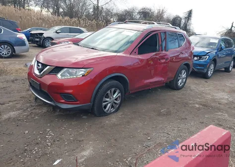 2016 Nissan Rogue Sv from USA, damaged, VIN KNMAT2MV7GP689551